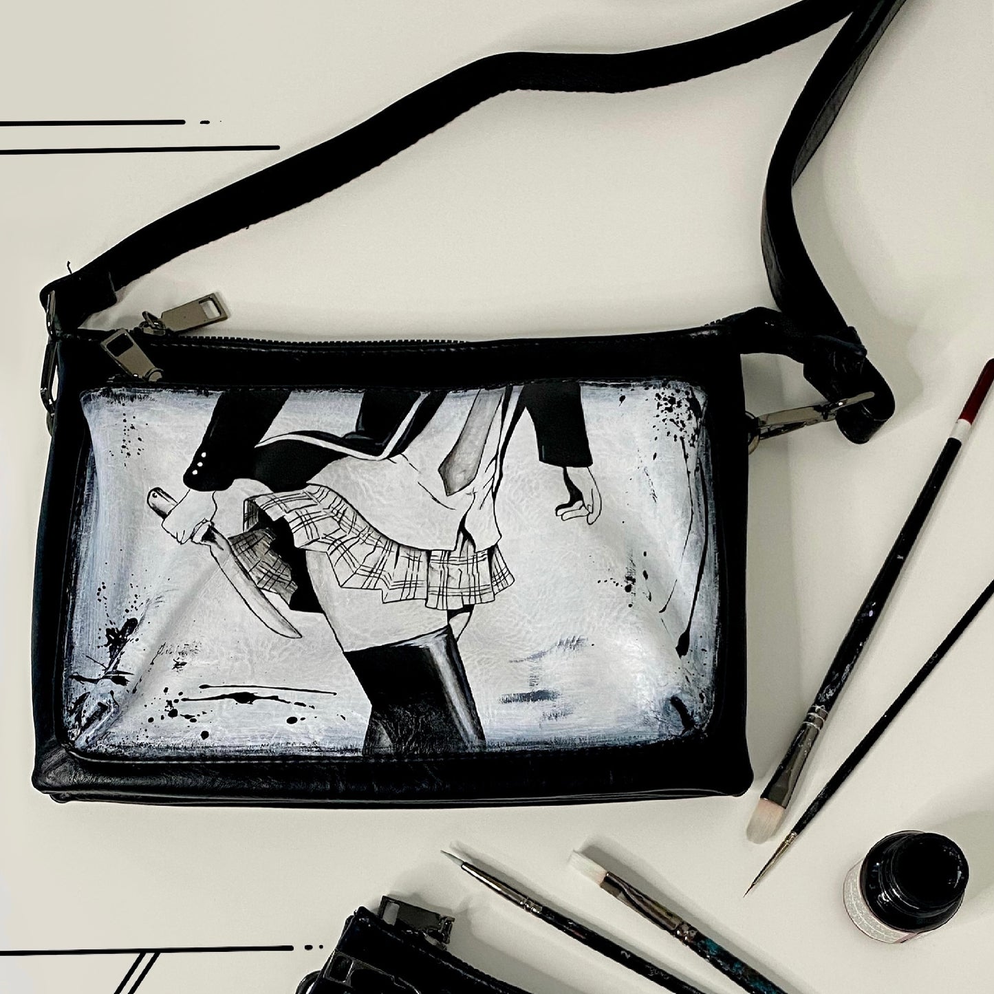 Borsa HIGH-RISE INVASIONE - byMeArtStyle